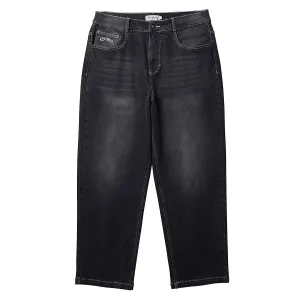 Diving Boards Evisen Eye Fire Jeans - Black Minimalist Design