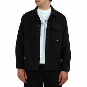 Diving Boards CCS French Cropped Chore Jacket - Black Backpacks
