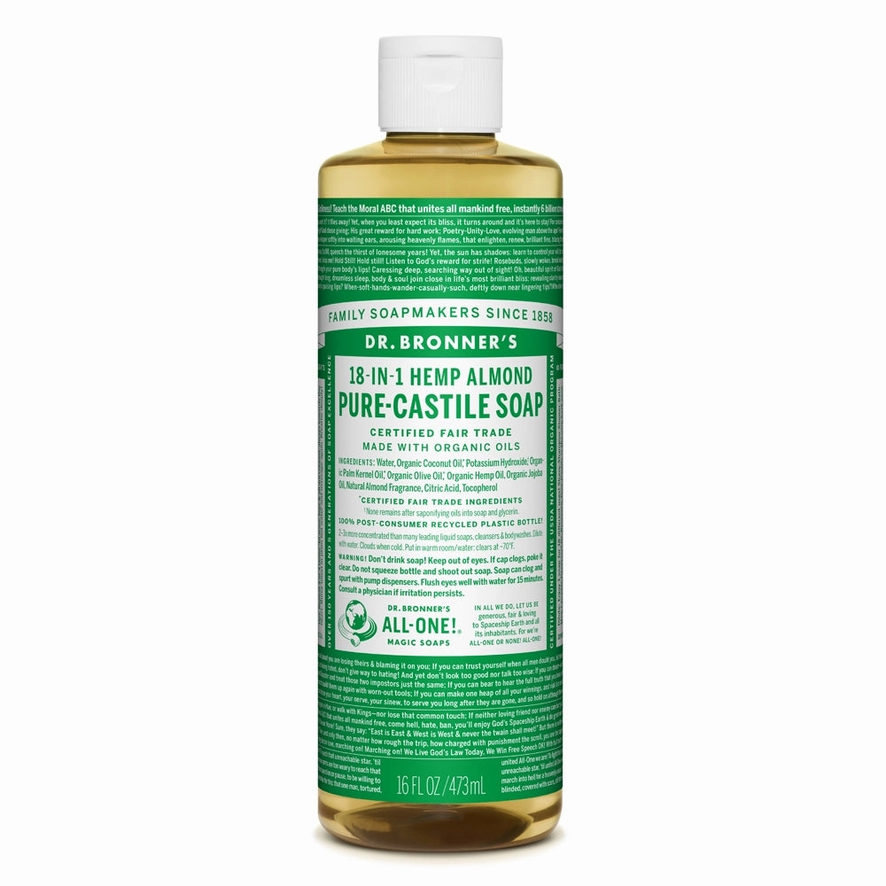 Dr. Bronner Almond Pure Castile Soap