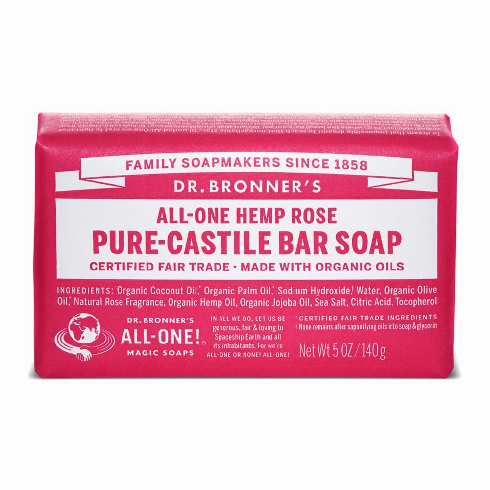 Dr. Bronner Rose Pure Castile Soap