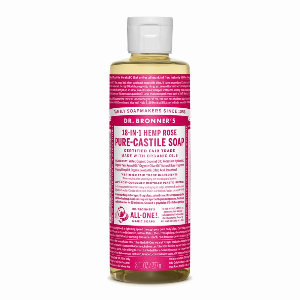 Dr. Bronner Rose Pure Castile Soap