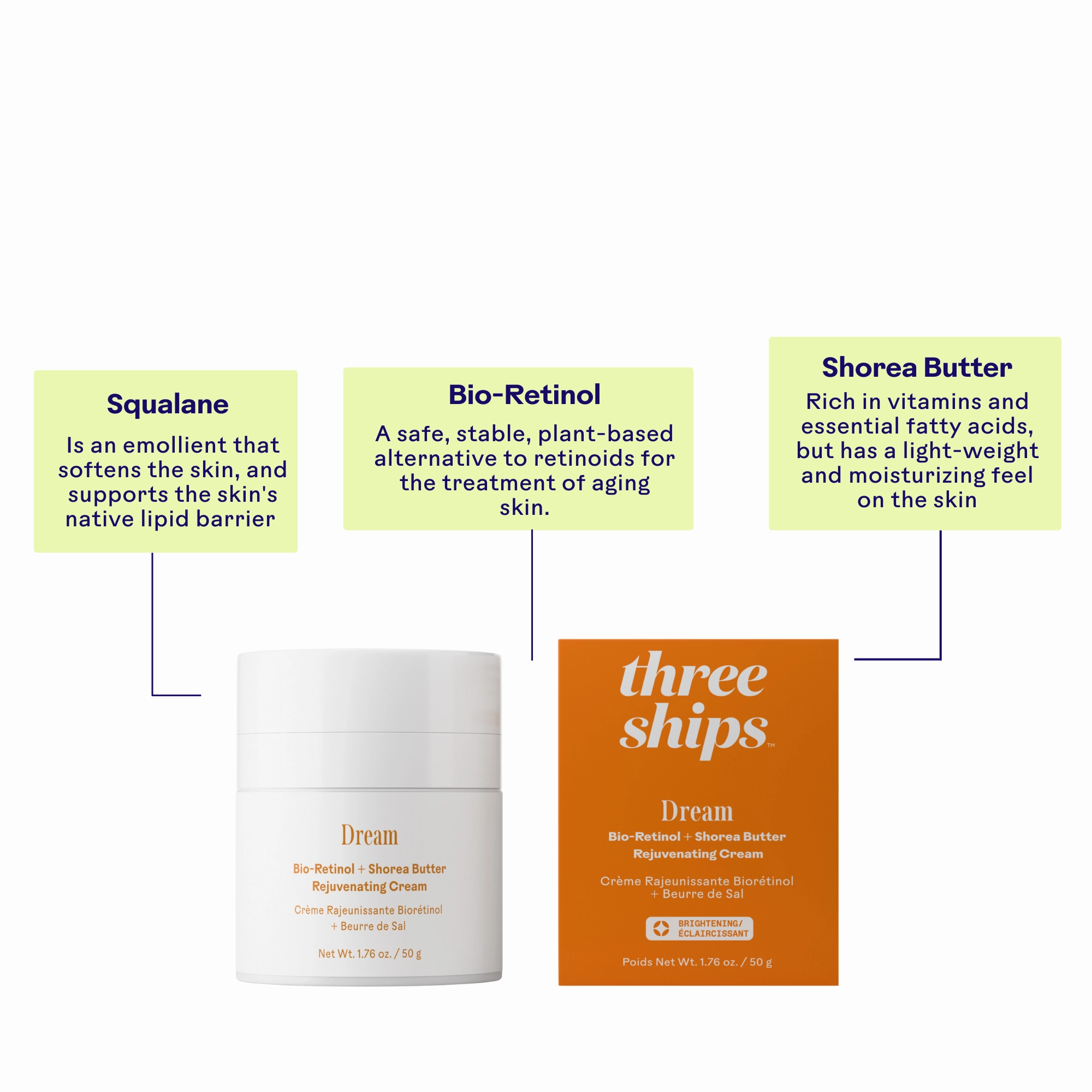 Dream Bio-Retinol   Shorea Butter Rejuvenating Cream