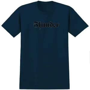 Dresses Thunder Script T-Shirt - True Navy/Black/Grey School Supplies