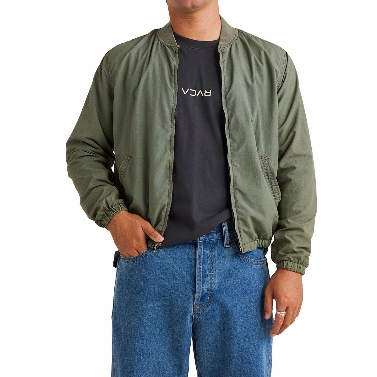 Dresses RVCA Vacancy Bomber Jacket - Sage Leaf Tools
