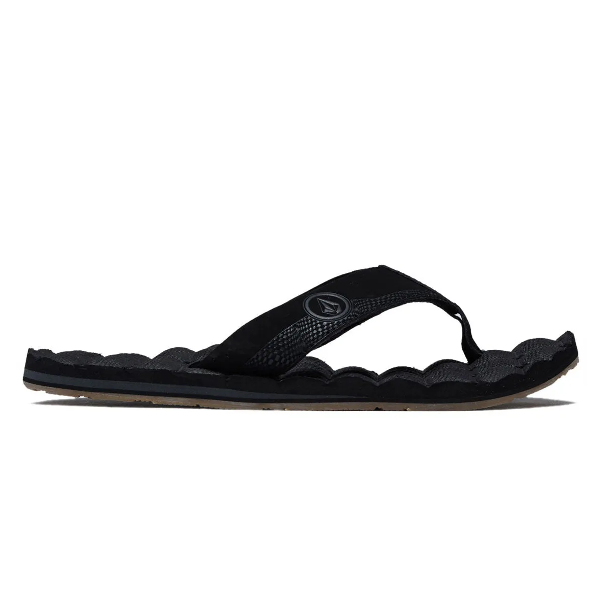 Dropshipping Volcom Recliner Sandals - Black Destructo Collectibles