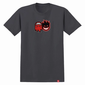 Dropshipping Spitfire Youth Eternal Fill T-Shirt - Charcoal/Red/White Puzzles