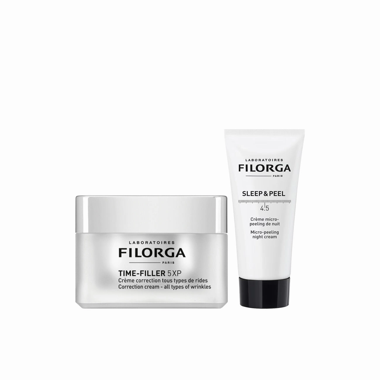 Duo Time Filler 5XP Cream 50ml   Sleep & Peel Night Cream 15ml