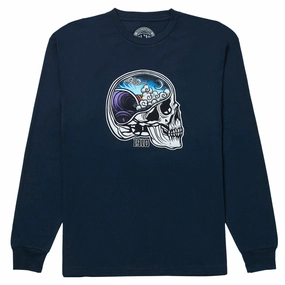Durable Apparel 1910 In Your Head Night Long Sleeve T-Shirt - Navy Skin Care