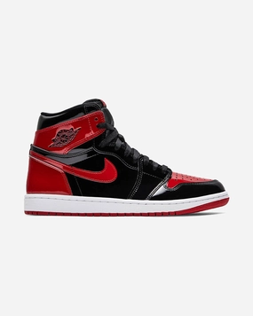 NIKE AIR JORDAN1 HIGH RETRO OG PATENT BRED GS Impact absorption