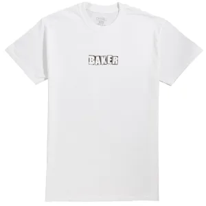 DVDs Baker Brand Logo T-Shirt - White Hair Accessories