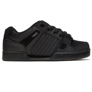 DVS Celsius Shoes - Black/Black Leather Makeup Removers Flights
