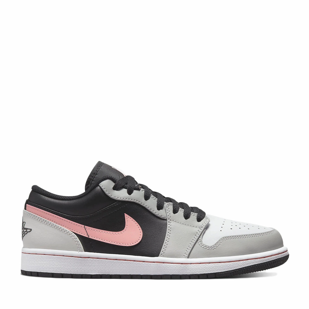NIKE AIR JORDAN1 LOW BLACK GREY PINK Vibrant breathability Structured ease