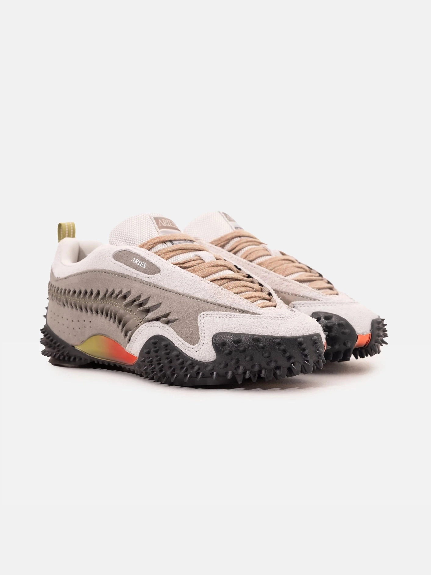 Easy Glide-Step Puma x Aries Mostro Craft "Ecru / Mouse Gray"