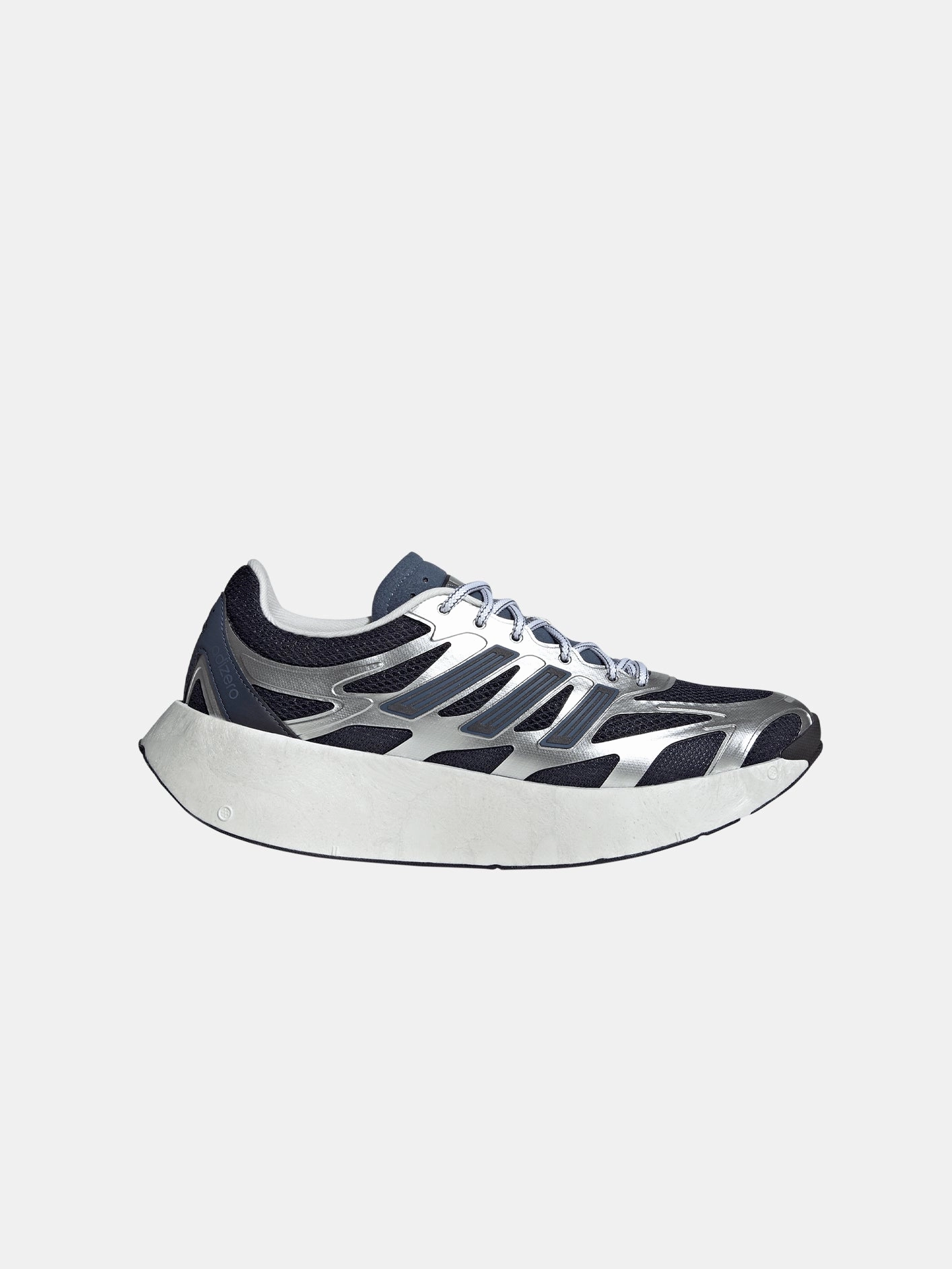 Adizero Aruku "Silver Metallic/Legend Ink" Field Step Bold Look