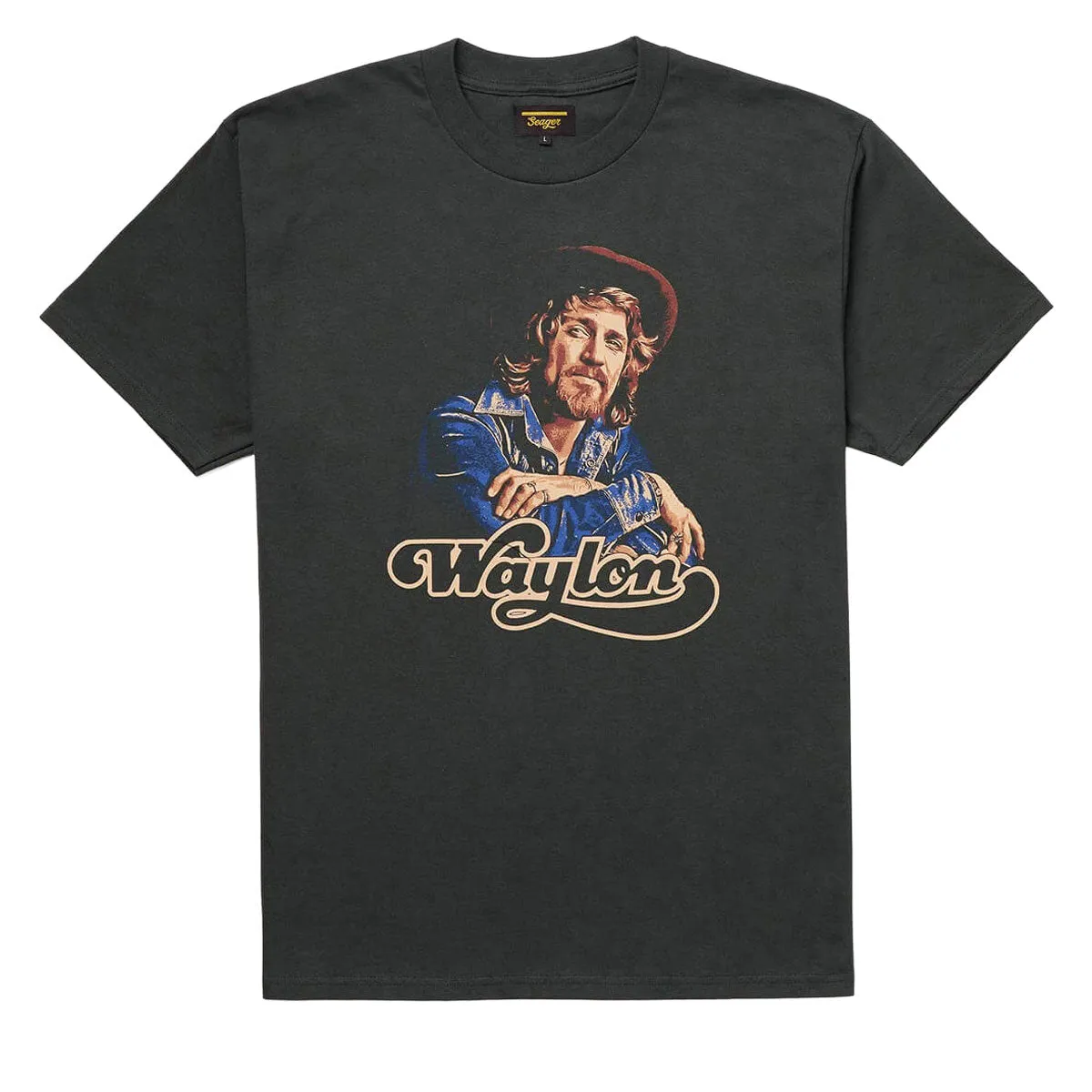 Ebooks Seager x Waylon Jennings Heritage T-Shirt - Black CDs