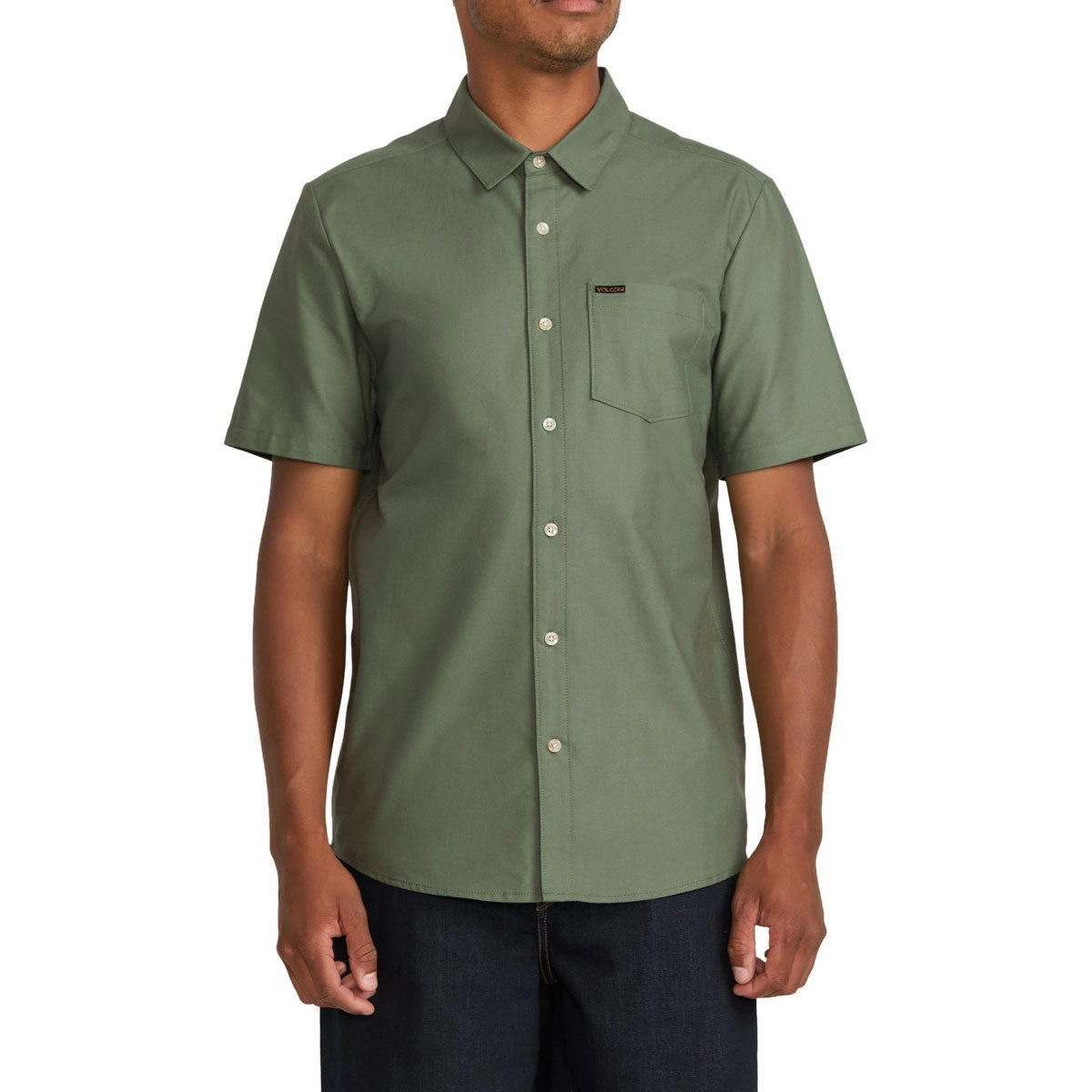 Ebooks Volcom Veeco Oxford Shirt - Light Olive Office Supplies