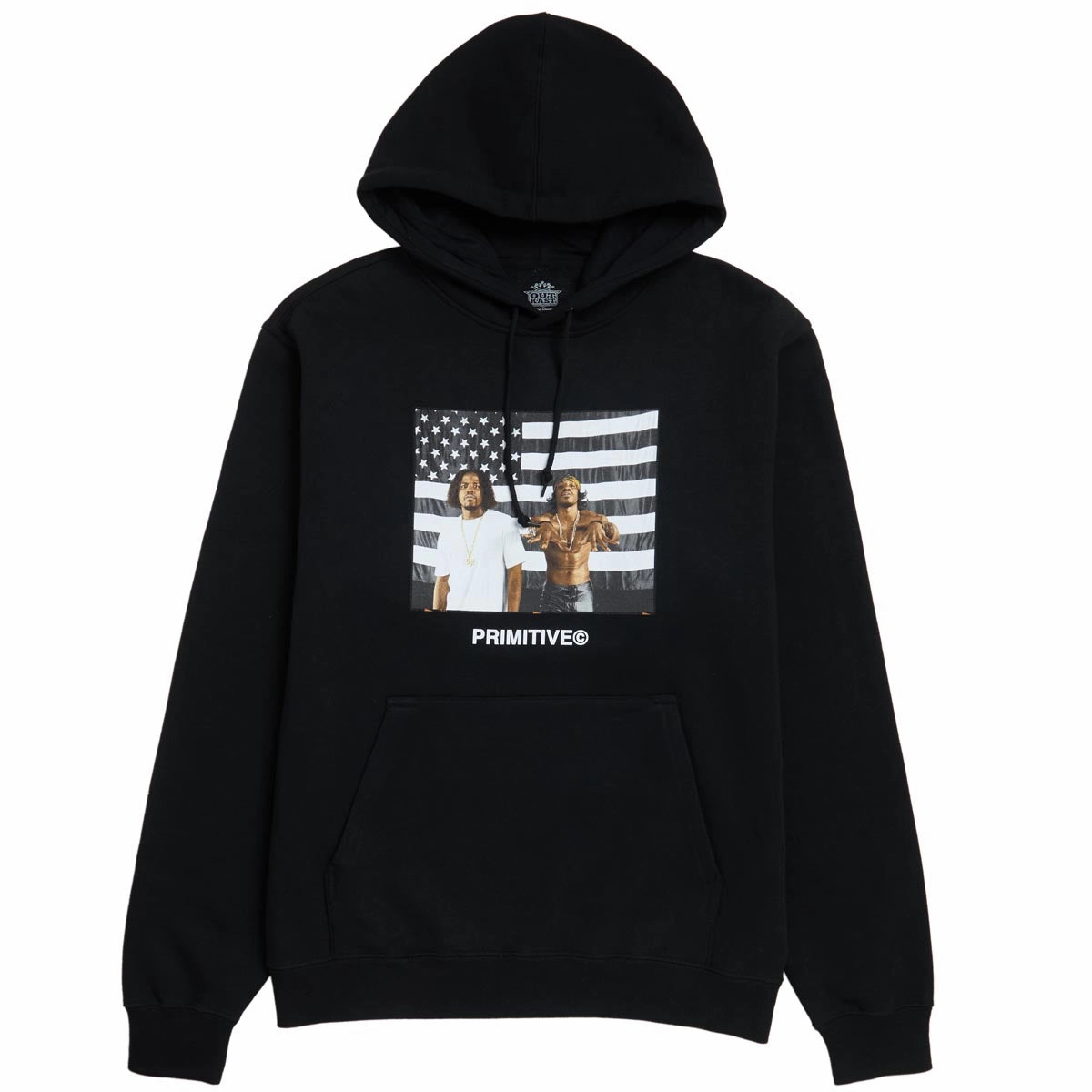 Eco-Friendly Primitive x Outkast Stripes Hoodie - Black DVDs