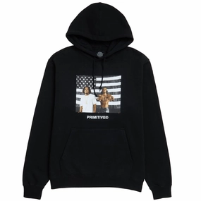 Eco-Friendly Primitive x Outkast Stripes Hoodie - Black DVDs