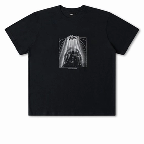 Education Former Liable T-Shirt - Black Size Chart