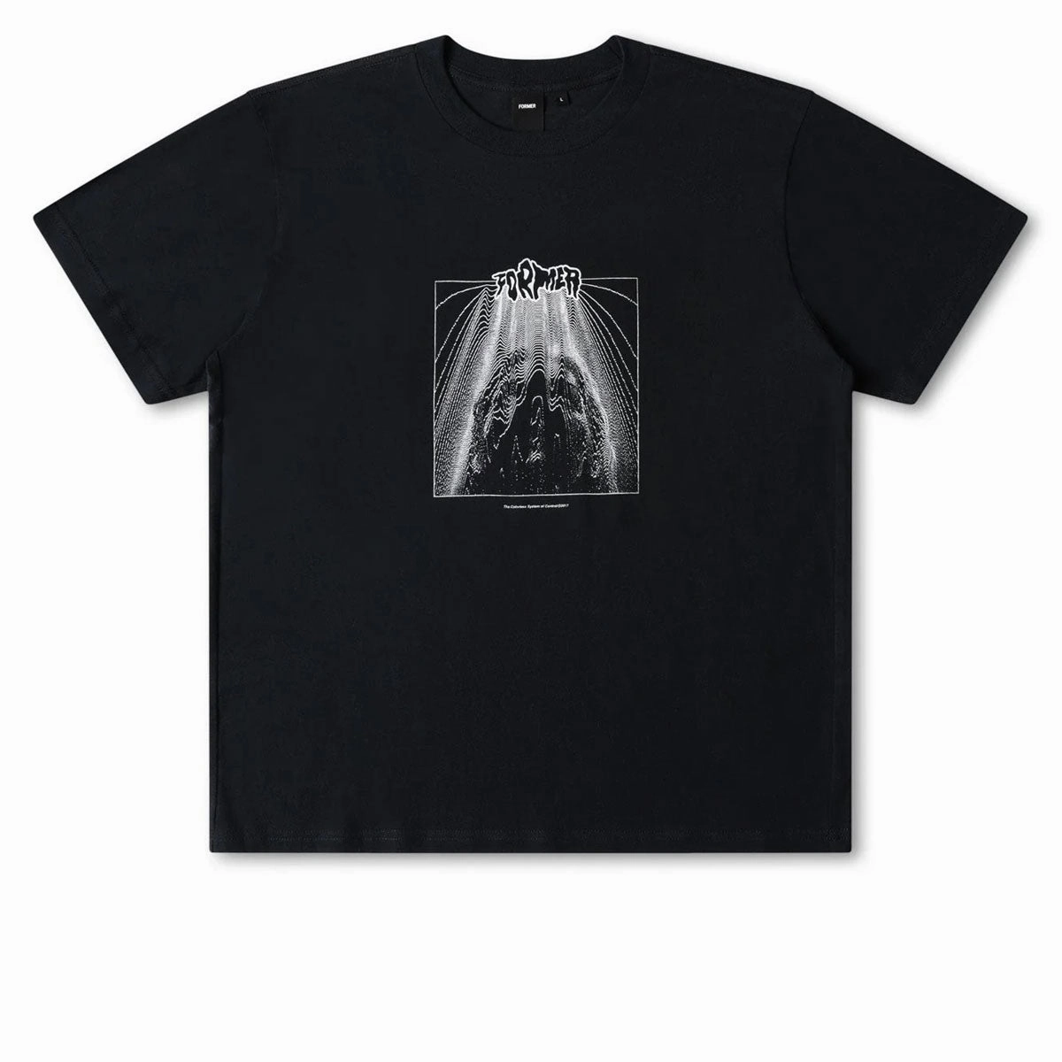 Education Former Liable T-Shirt - Black Size Chart