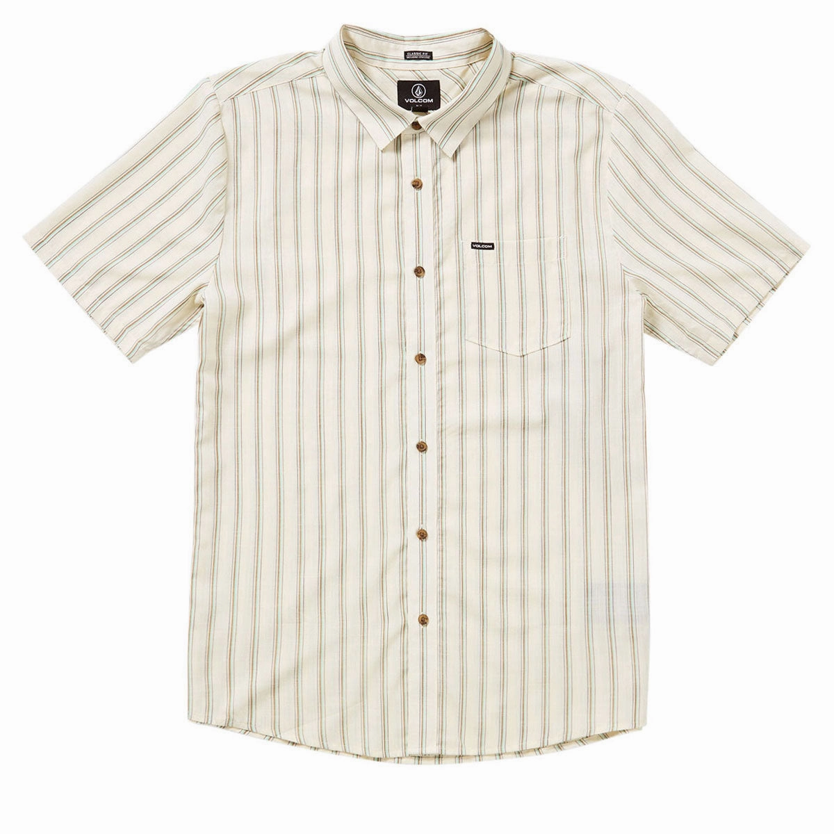 Education Volcom Rambler Shirt - Dirty White Medical Uniforms