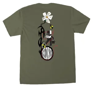 Educational Games Theories Pollinate T-Shirt - Olive Passport Holders