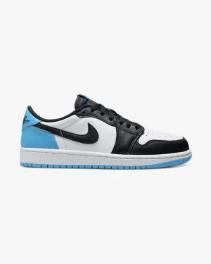 NIKE AIR JORDAN1 RETRO LOW OG BLACK DARK POWDER BLUE Lightweight Ease Padded Fit