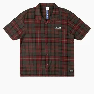 Embroidered Details Rivvia VV Plaid Shirt - Black Brown Bedding