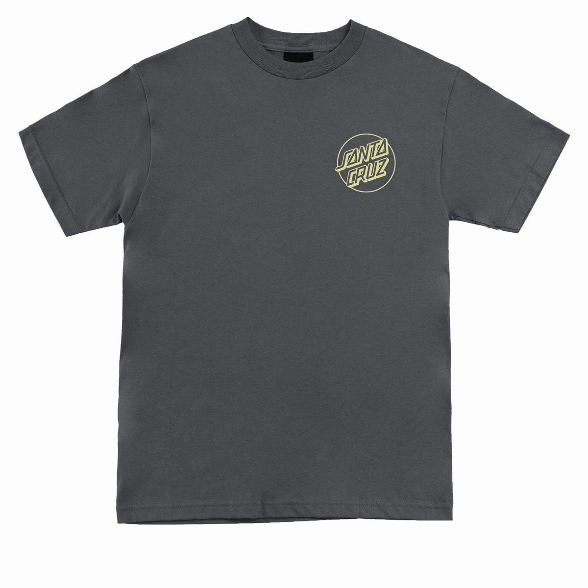Embroidered Details Santa Cruz Opus Dot T-Shirt - Charcoal/Safety Smartwatches