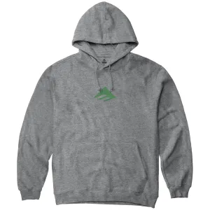 Emerica Triangle Hoodie - Grey/Heather Football Cards Chef Wear
