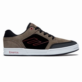 Emerica Heritic Shoes - Brown/Black Vegetarian Janitorial Supplies