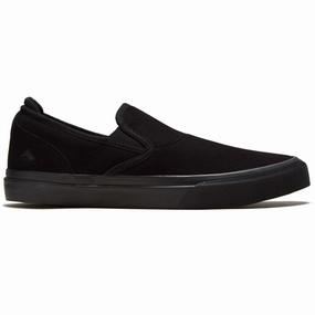 Emerica Wino G6 Slip-on Shoes - Black Sporting Goods Paper
