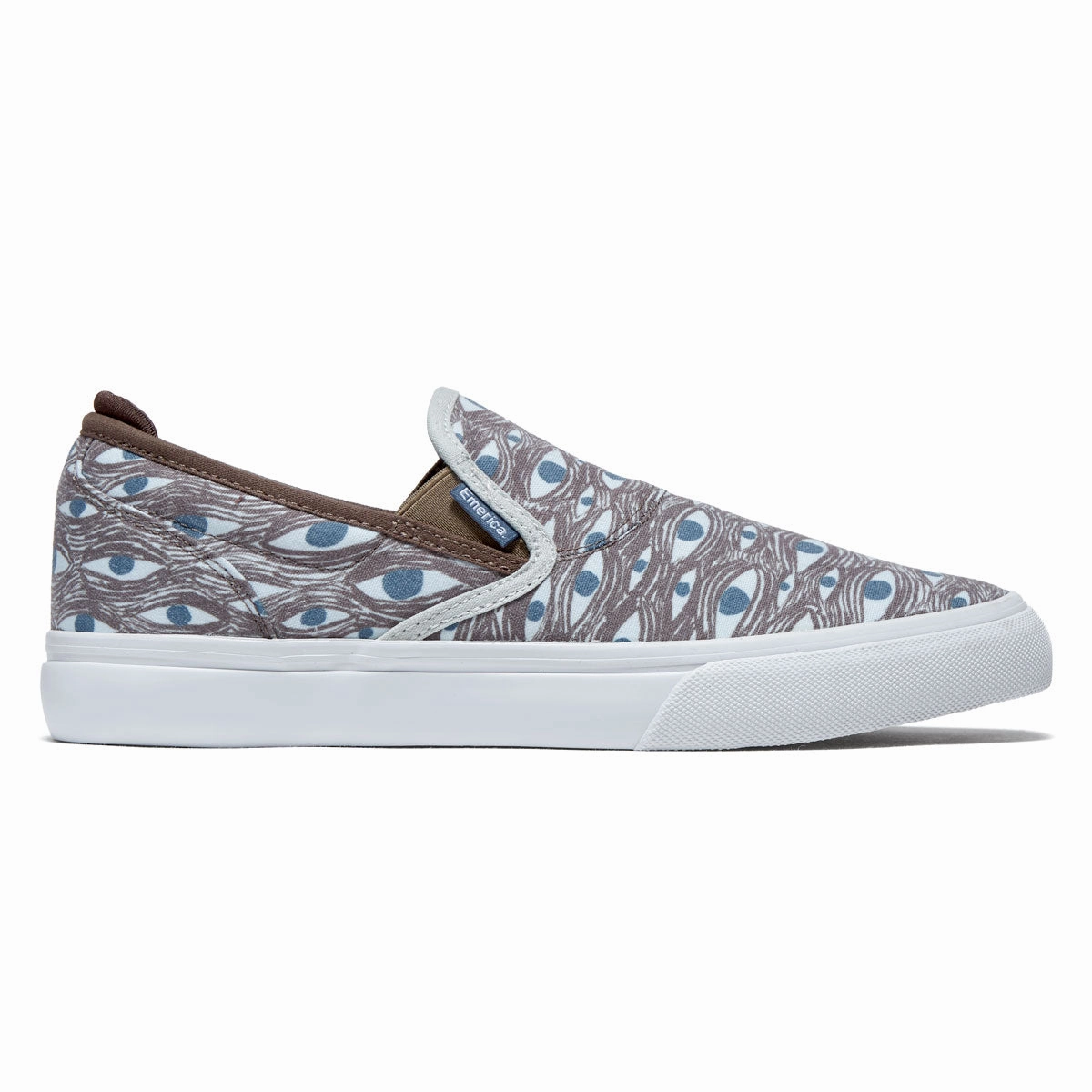 Emerica Wino G6 Slip-on x Templeton Shoes - Brown/Blue Fashion Staples Anime