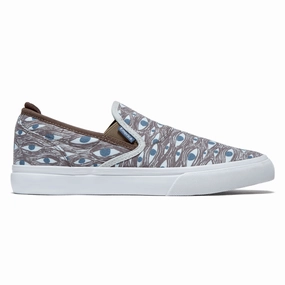 Emerica Wino G6 Slip-on x Templeton Shoes - Brown/Blue Fashion Staples Anime