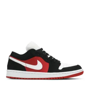 Basketball Ready NIKE AIR JORDAN1 LOW GS GYM RED BLACK (NEW) - -