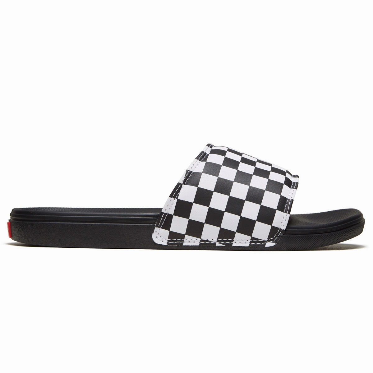 Entertainment Vans La Costa Slide-on Sandals - Checkerboard True White/Black Skin Care