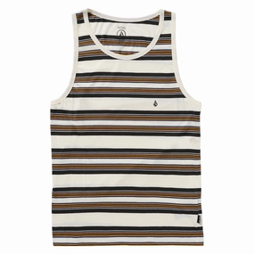 Entertainment Volcom Parotic Tank Top - Off White Coats