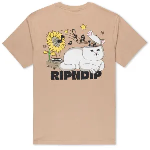 Envelopes RIPNDIP No Music No Life T-Shirt - Almond Books