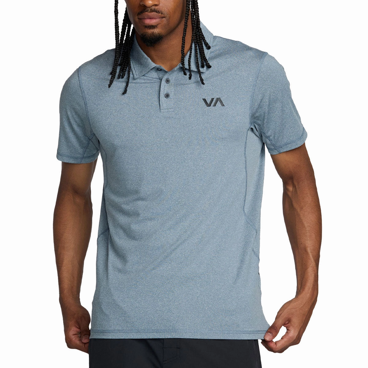 Envelopes RVCA Sport Vent Polo Shirt - Vintage Navy Heather Fashion Inspiration