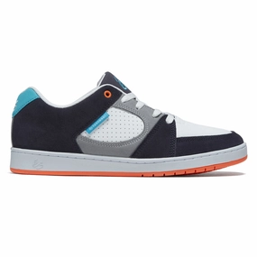 eS Accel Slim Shoes - Navy/Grey/Orange Gym Wear Office Equipment