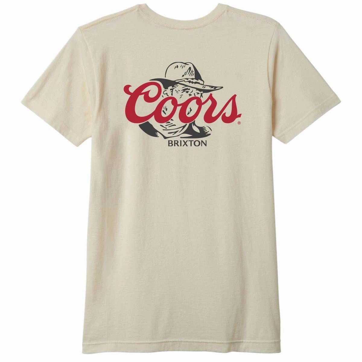 Ethical Fashion Brixton x Coors Wayne T-Shirt - Natural DVDs