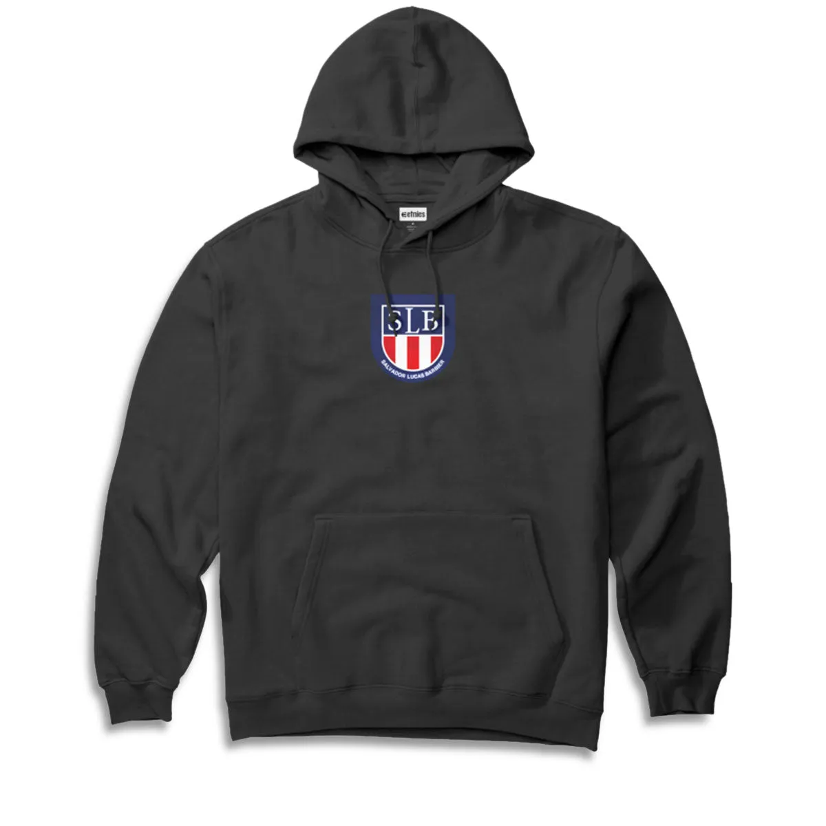 Etnies x SLB Crest Hoodie - Black Pop Culture Collectible Cards