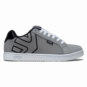 Etnies Fader Shoes - Light Grey/Black Coats Newspapers