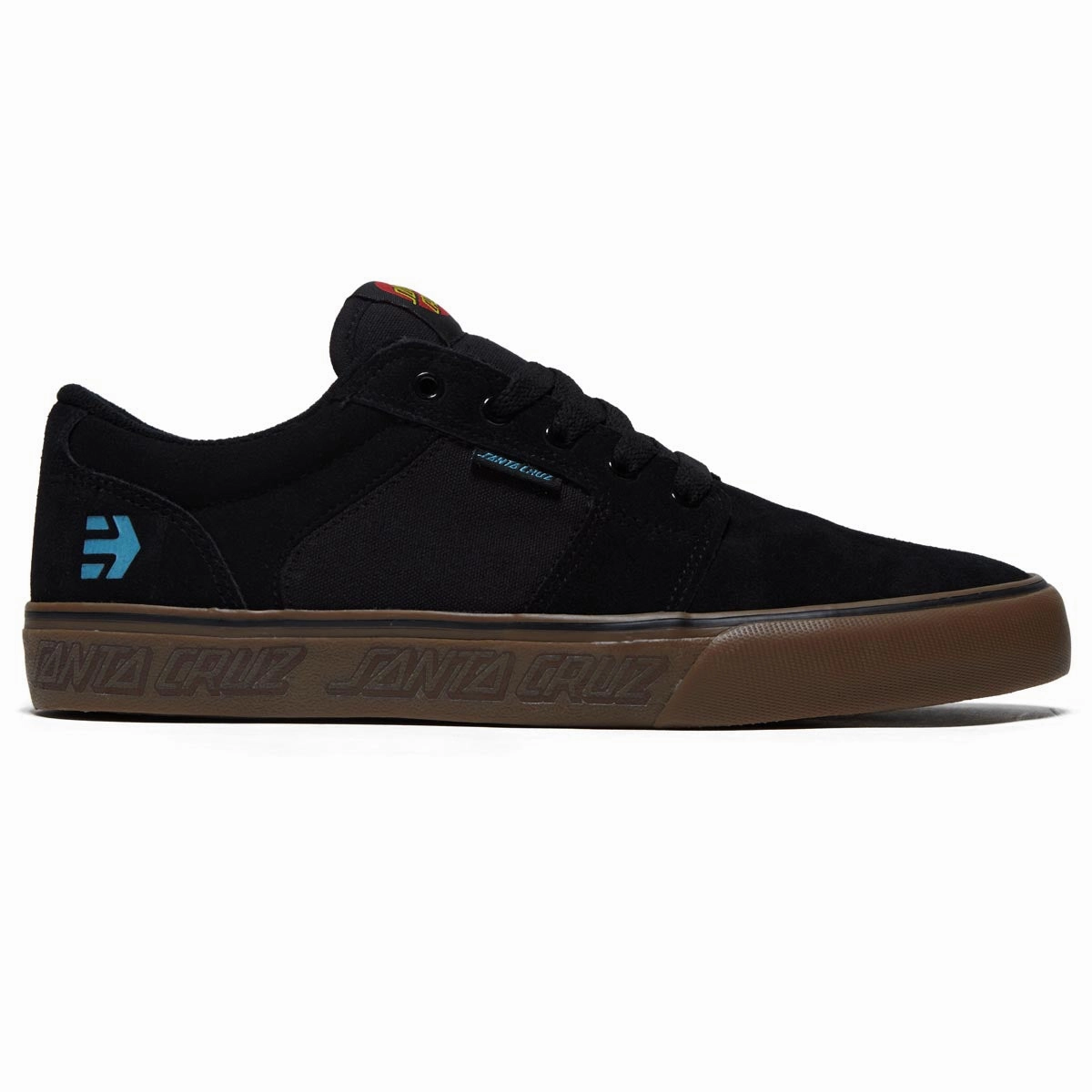 Etnies x Santa Cruz Barge LS Shoes - Black/Gum Fan Gear Online Shopping