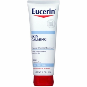 Eucerin Skin Calming Hand and Body Moisturizer 8 oz. Tube Unscented Cream