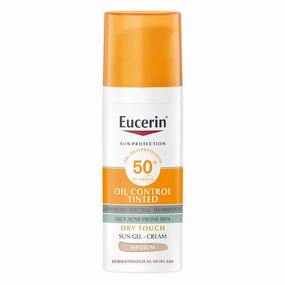 Eucerin Sun Oil Control Gel-Cream Tinted Cc Medium Spf50  50ml