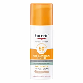 Eucerin Sun Oil Control Gel-Cream Tinted Cc Medium Spf50  50ml