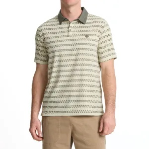 Evening Wear Roark Bless Up Polo Shirt - Sand Recycled Fabrics