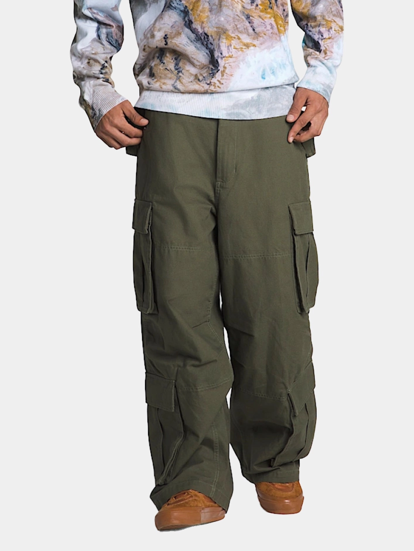 Everyday Slip-On LX Baggy Cargo Pant "Grape Leaf"