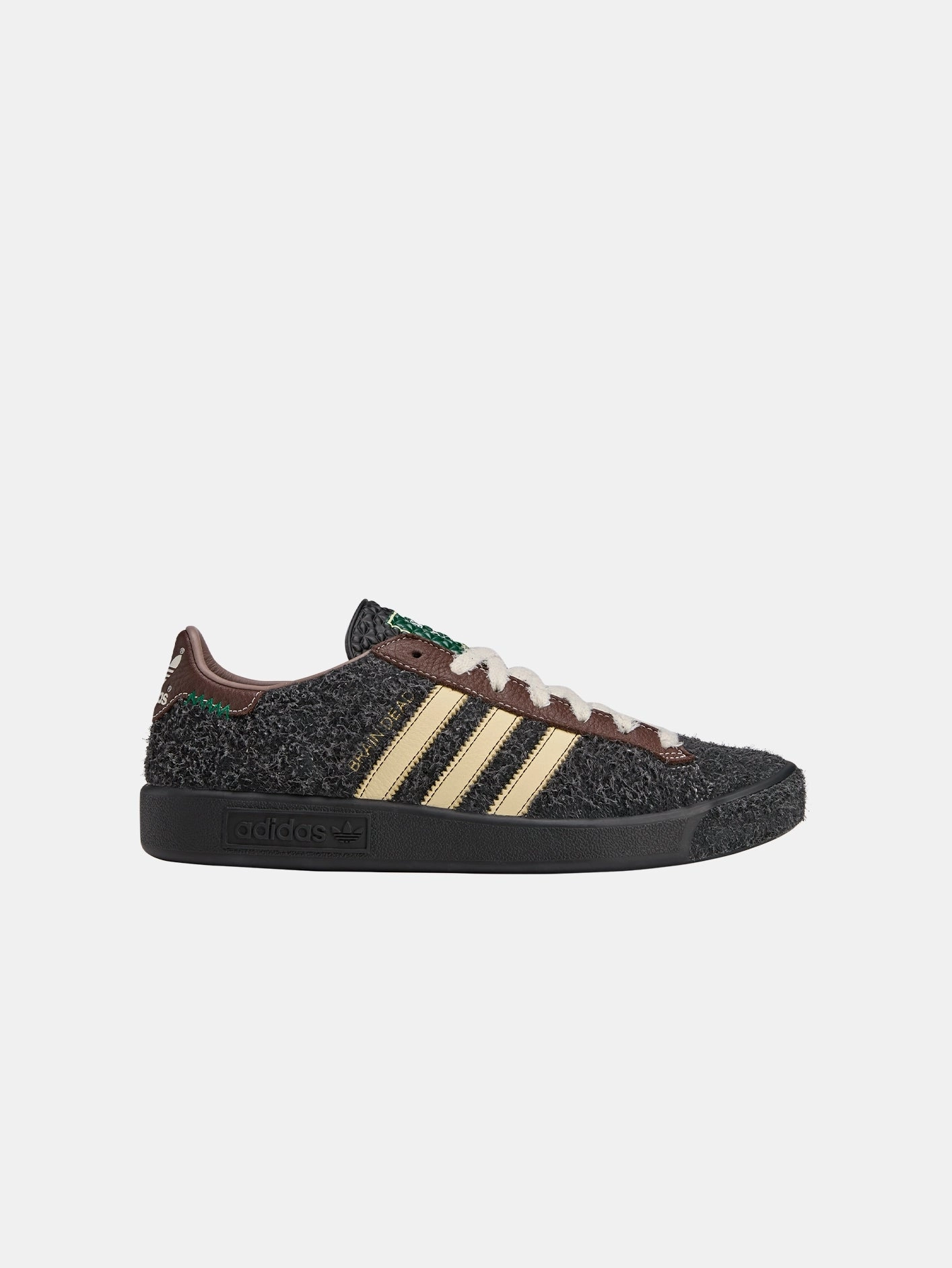 Brain Dead x adidas Forest Hills "Black" High Cushion Street Trend